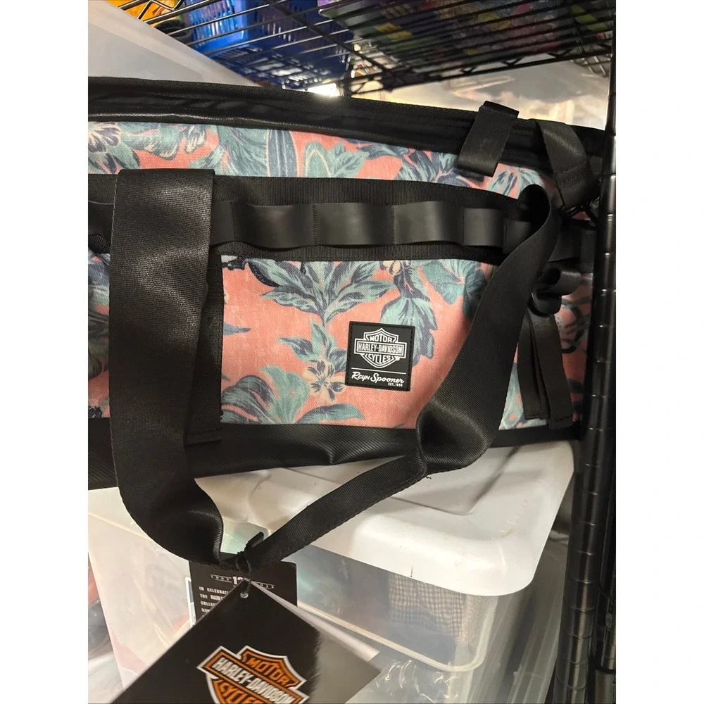 Harley-Davidson Reyn Spooner Travel Duffel Bag Tropical Floral 96919-23VM New